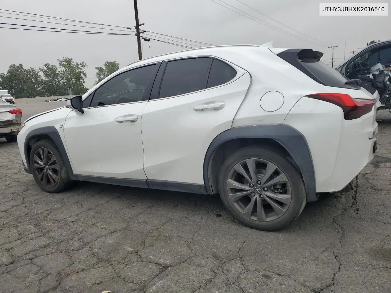 2019 Lexus Ux 200 VIN: JTHY3JBHXK2016540 Lot: 55424475