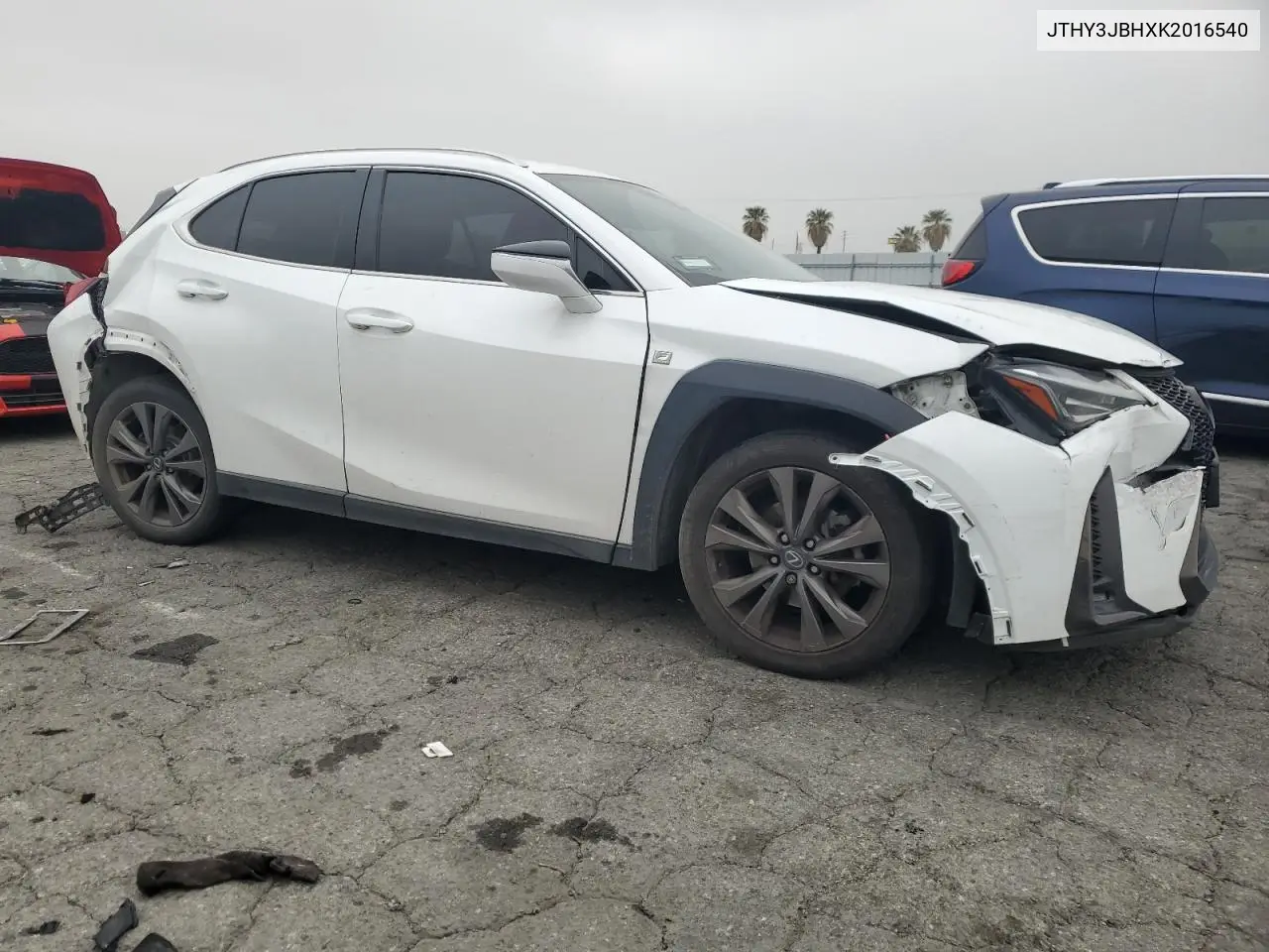 2019 Lexus Ux 200 VIN: JTHY3JBHXK2016540 Lot: 55424475