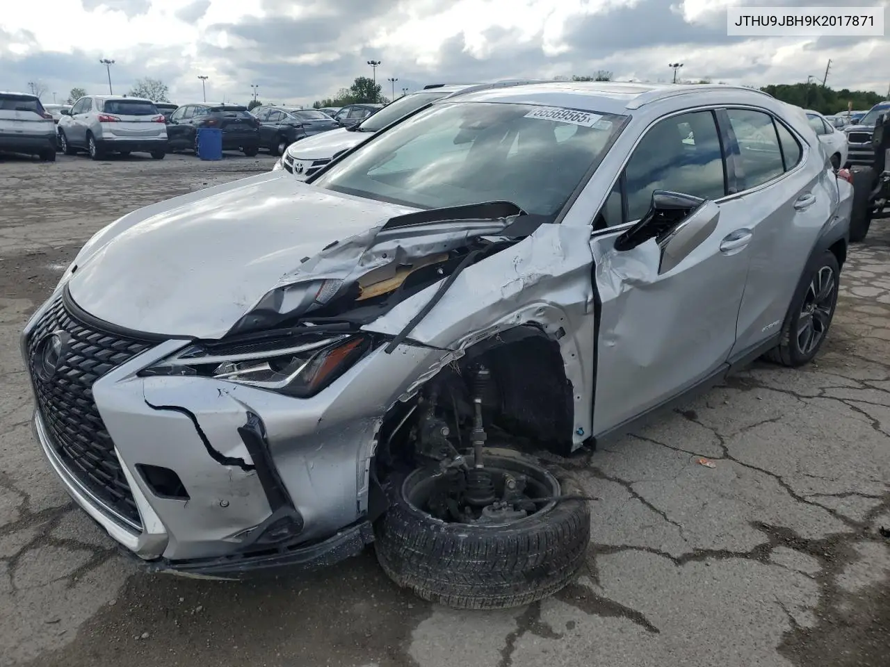 2019 Lexus Ux 250H VIN: JTHU9JBH9K2017871 Lot: 55569565