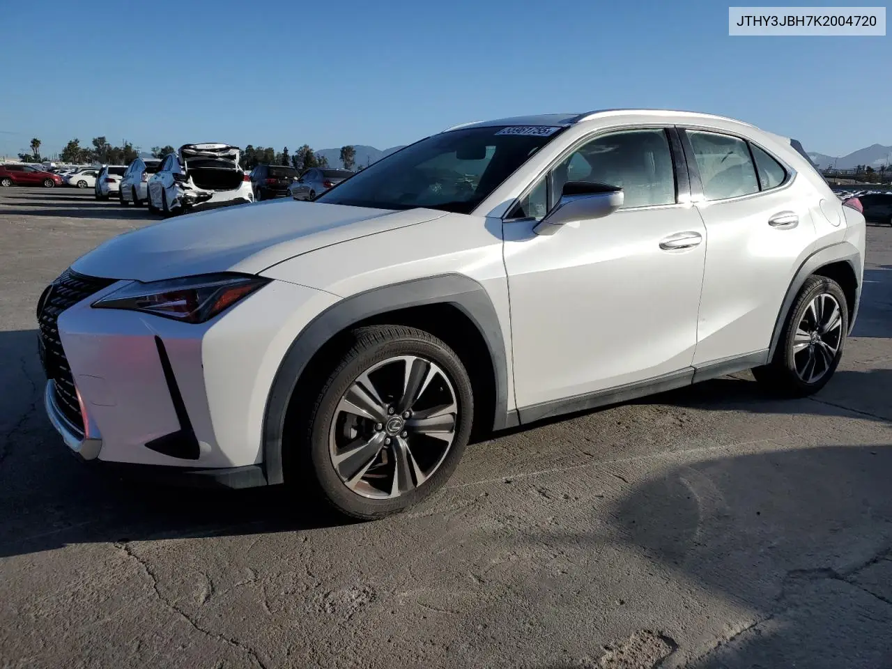 2019 Lexus Ux 200 VIN: JTHY3JBH7K2004720 Lot: 55961755