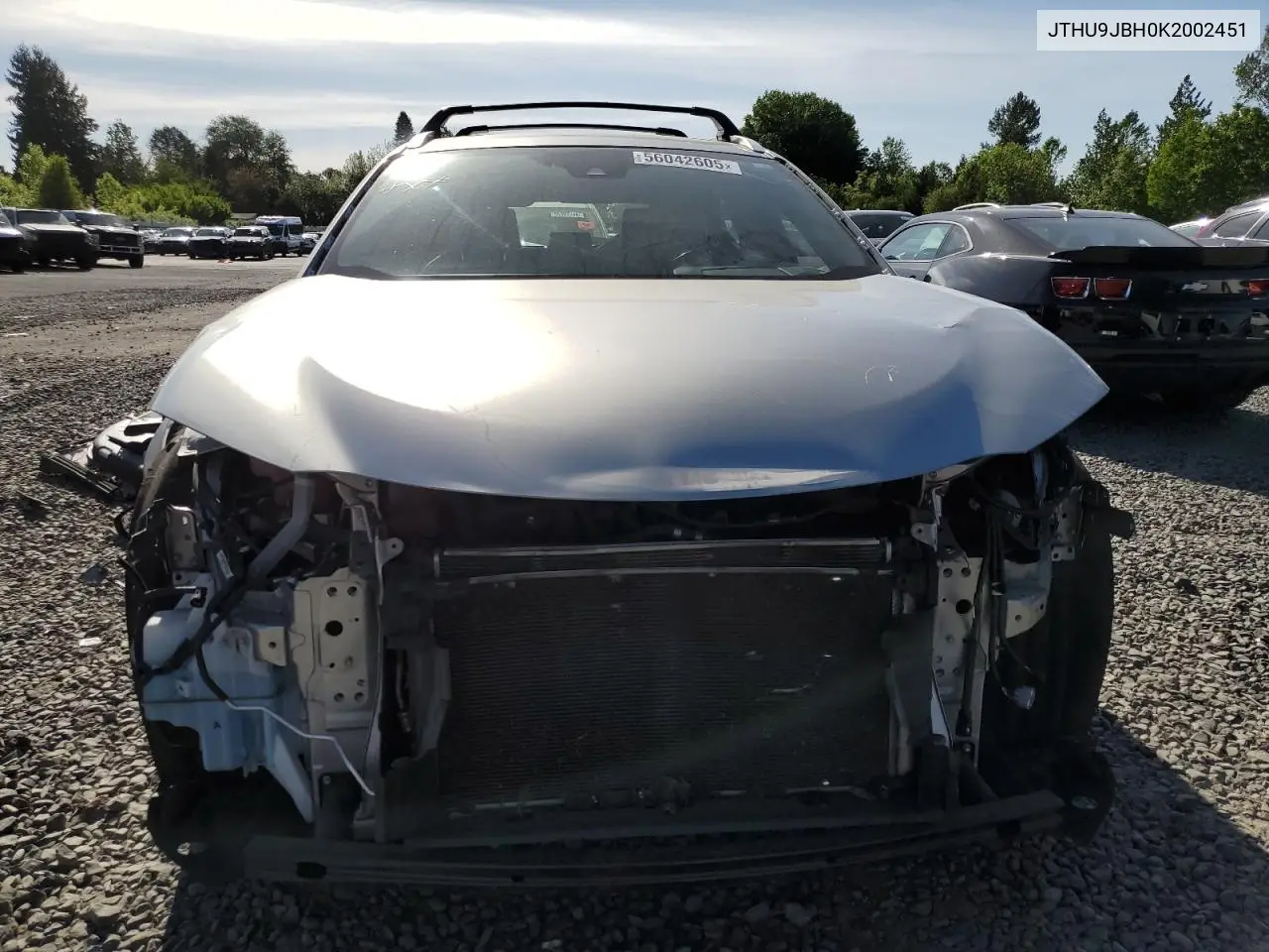 2019 Lexus Ux 250H VIN: JTHU9JBH0K2002451 Lot: 56042605