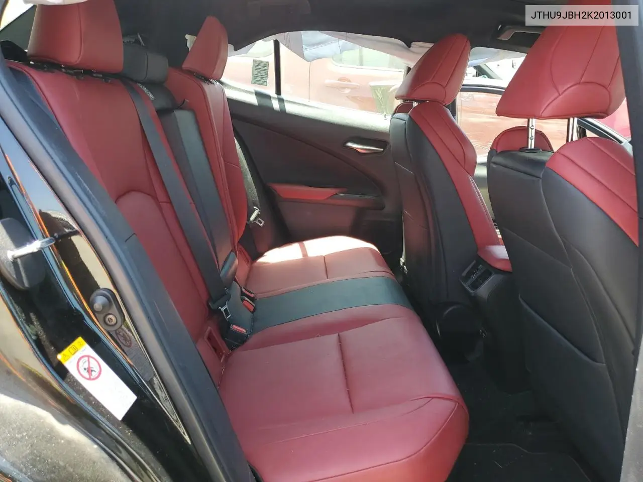 2019 Lexus Ux 250H VIN: JTHU9JBH2K2013001 Lot: 59142205