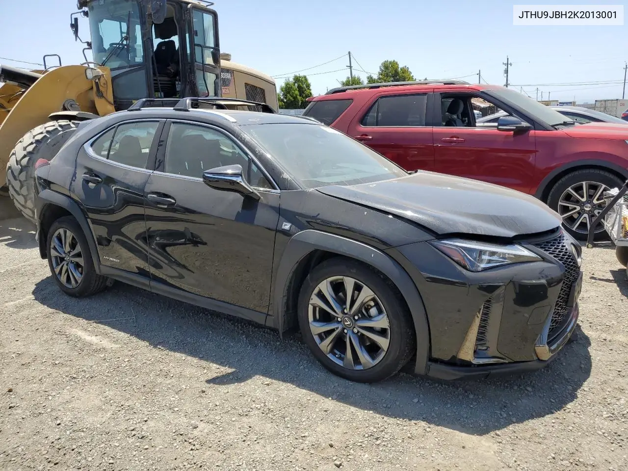 2019 Lexus Ux 250H VIN: JTHU9JBH2K2013001 Lot: 59142205