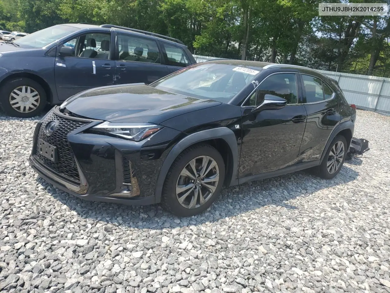 2019 Lexus Ux 250H VIN: JTHU9JBH2K2014259 Lot: 59742055