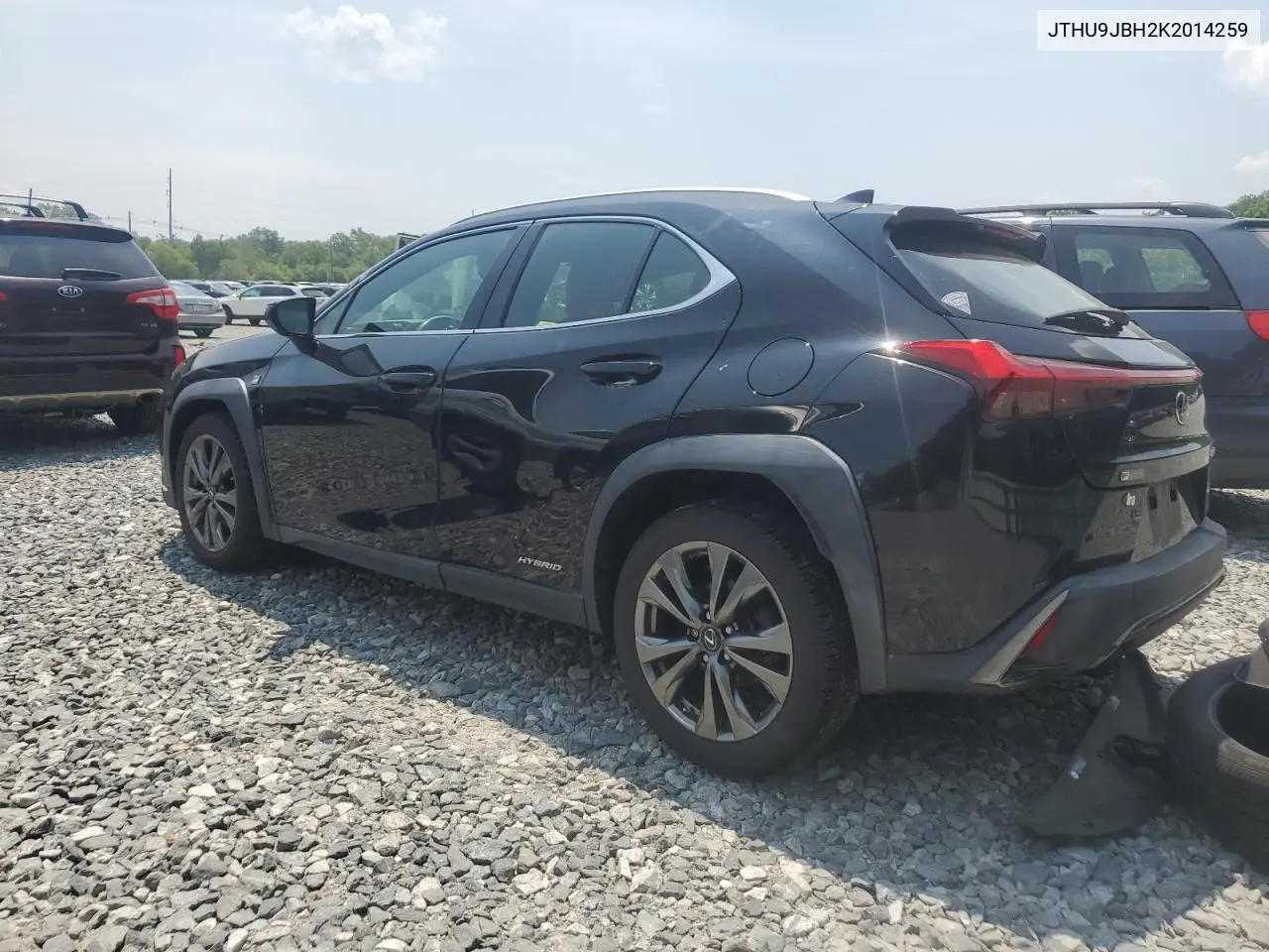 2019 Lexus Ux 250H VIN: JTHU9JBH2K2014259 Lot: 59742055