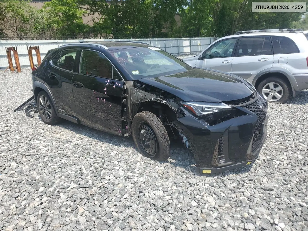2019 Lexus Ux 250H VIN: JTHU9JBH2K2014259 Lot: 59742055