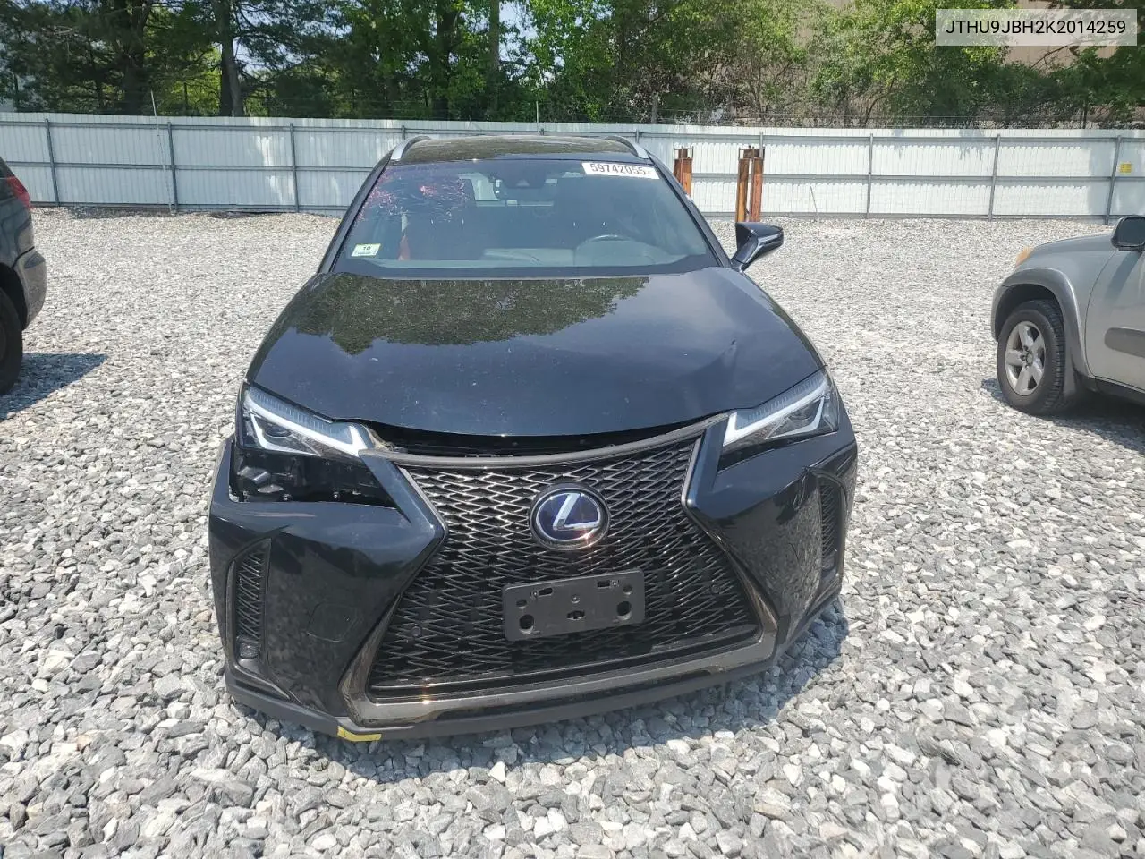 2019 Lexus Ux 250H VIN: JTHU9JBH2K2014259 Lot: 59742055