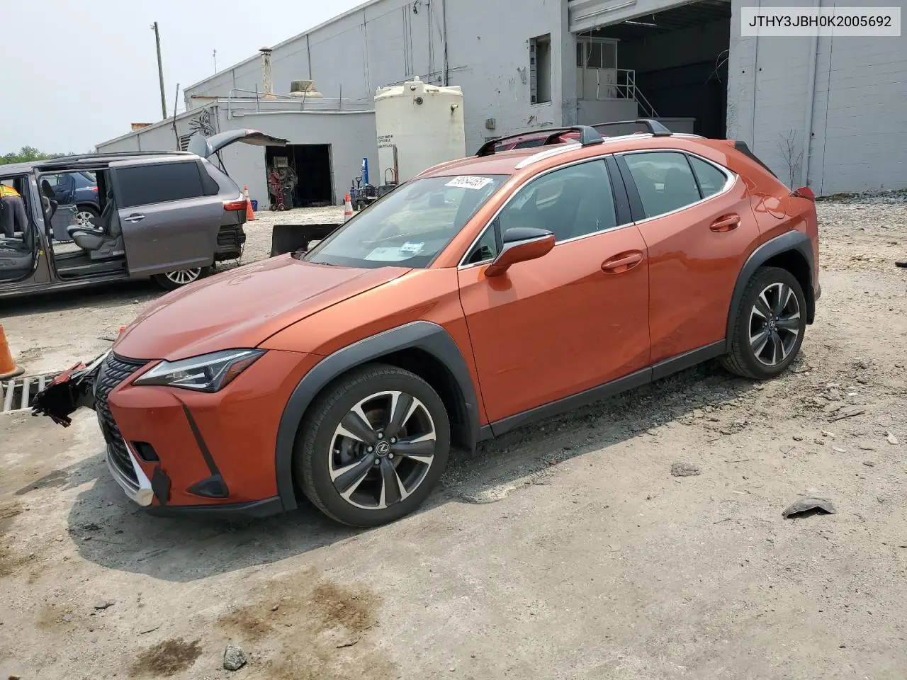2019 Lexus Ux 200 VIN: JTHY3JBH0K2005692 Lot: 59854465