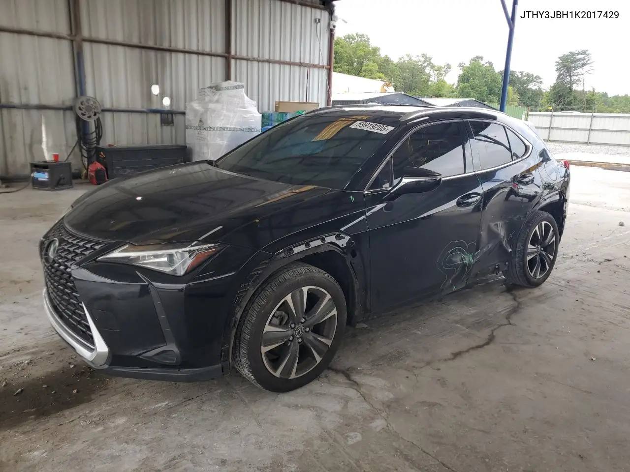 2019 Lexus Ux 200 VIN: JTHY3JBH1K2017429 Lot: 59919205