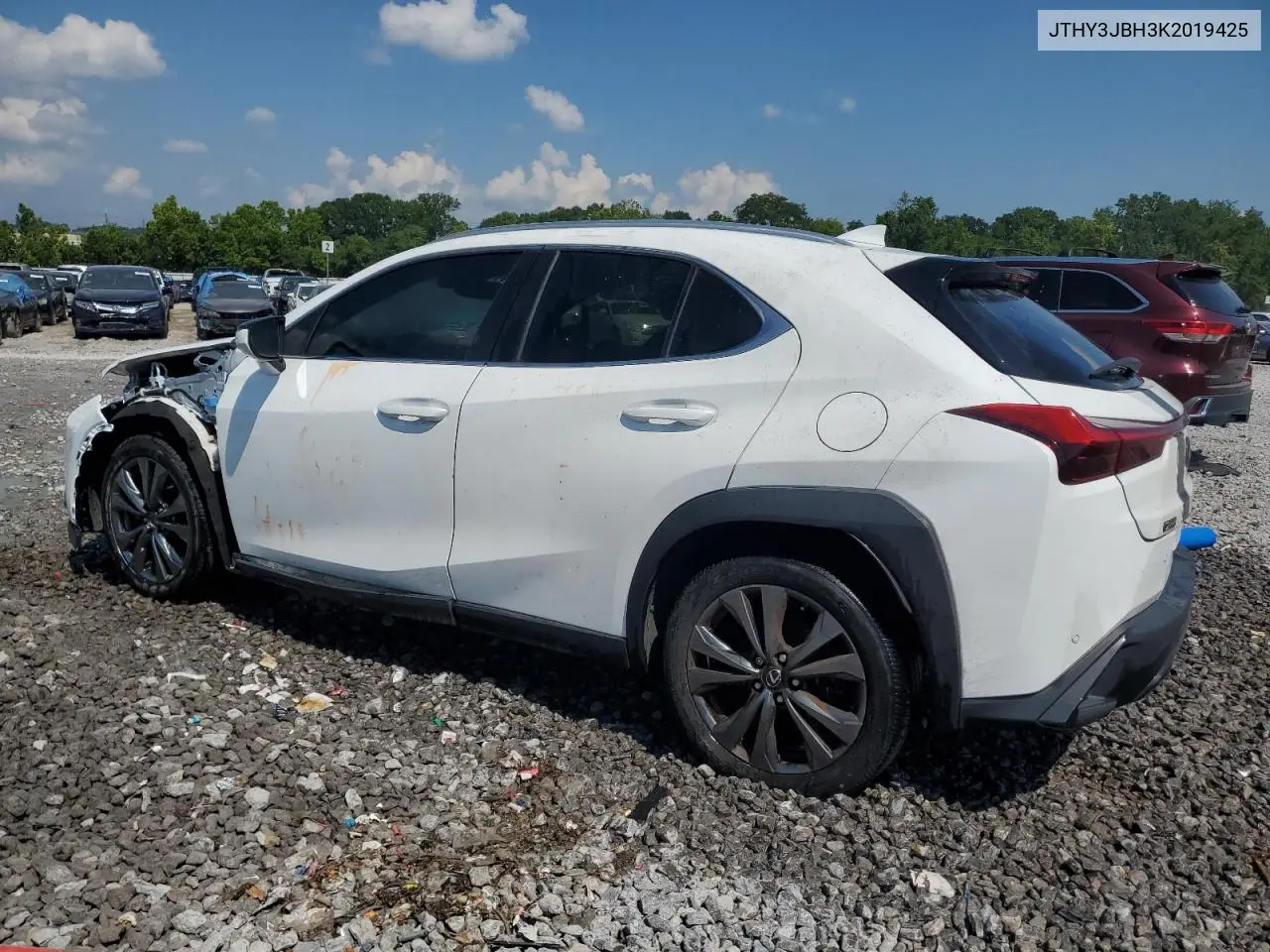 2019 Lexus Ux 200 VIN: JTHY3JBH3K2019425 Lot: 60062405