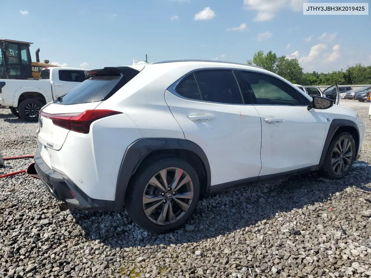 2019 Lexus Ux 200 VIN: JTHY3JBH3K2019425 Lot: 60062405