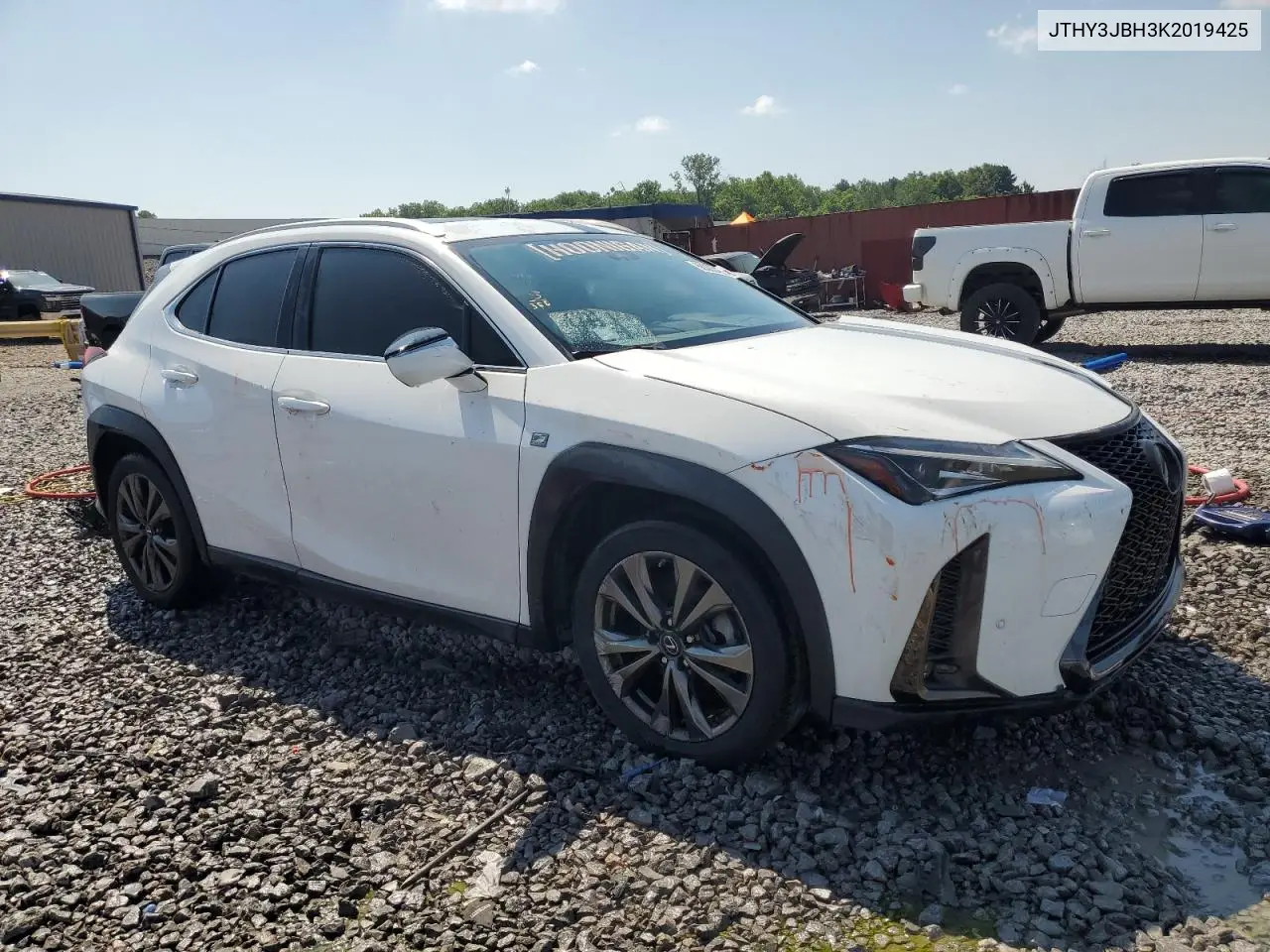 2019 Lexus Ux 200 VIN: JTHY3JBH3K2019425 Lot: 60062405