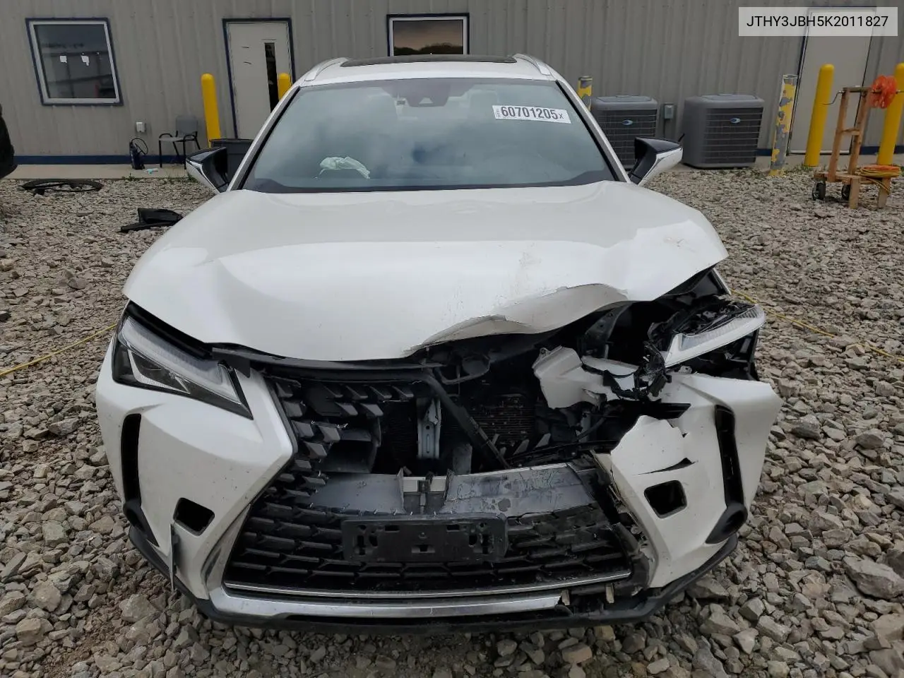 2019 Lexus Ux 200 VIN: JTHY3JBH5K2011827 Lot: 60701205