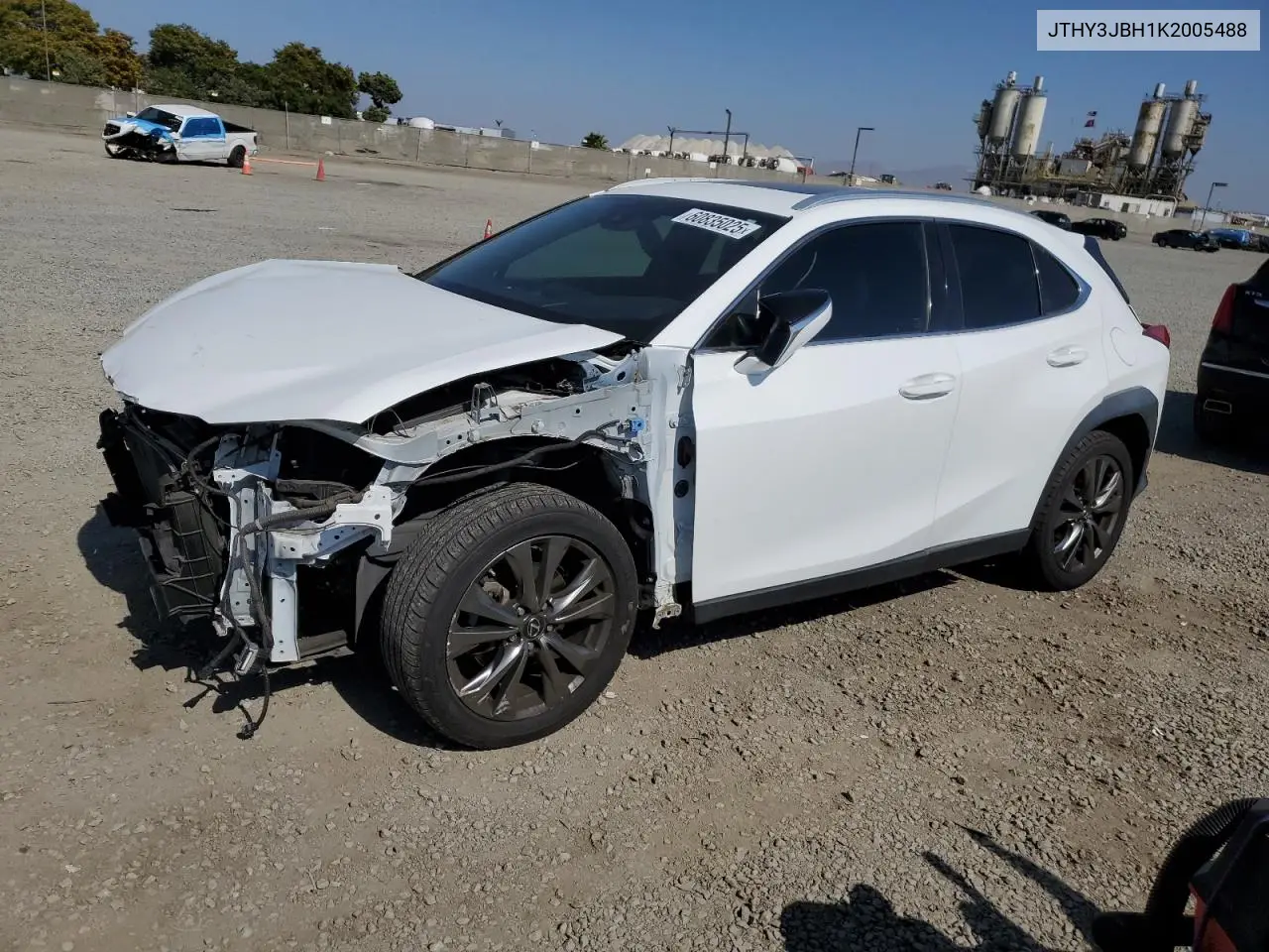 2019 Lexus Ux 200 VIN: JTHY3JBH1K2005488 Lot: 60835025