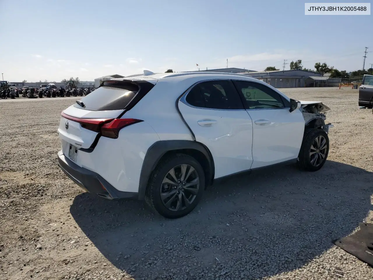 2019 Lexus Ux 200 VIN: JTHY3JBH1K2005488 Lot: 60835025