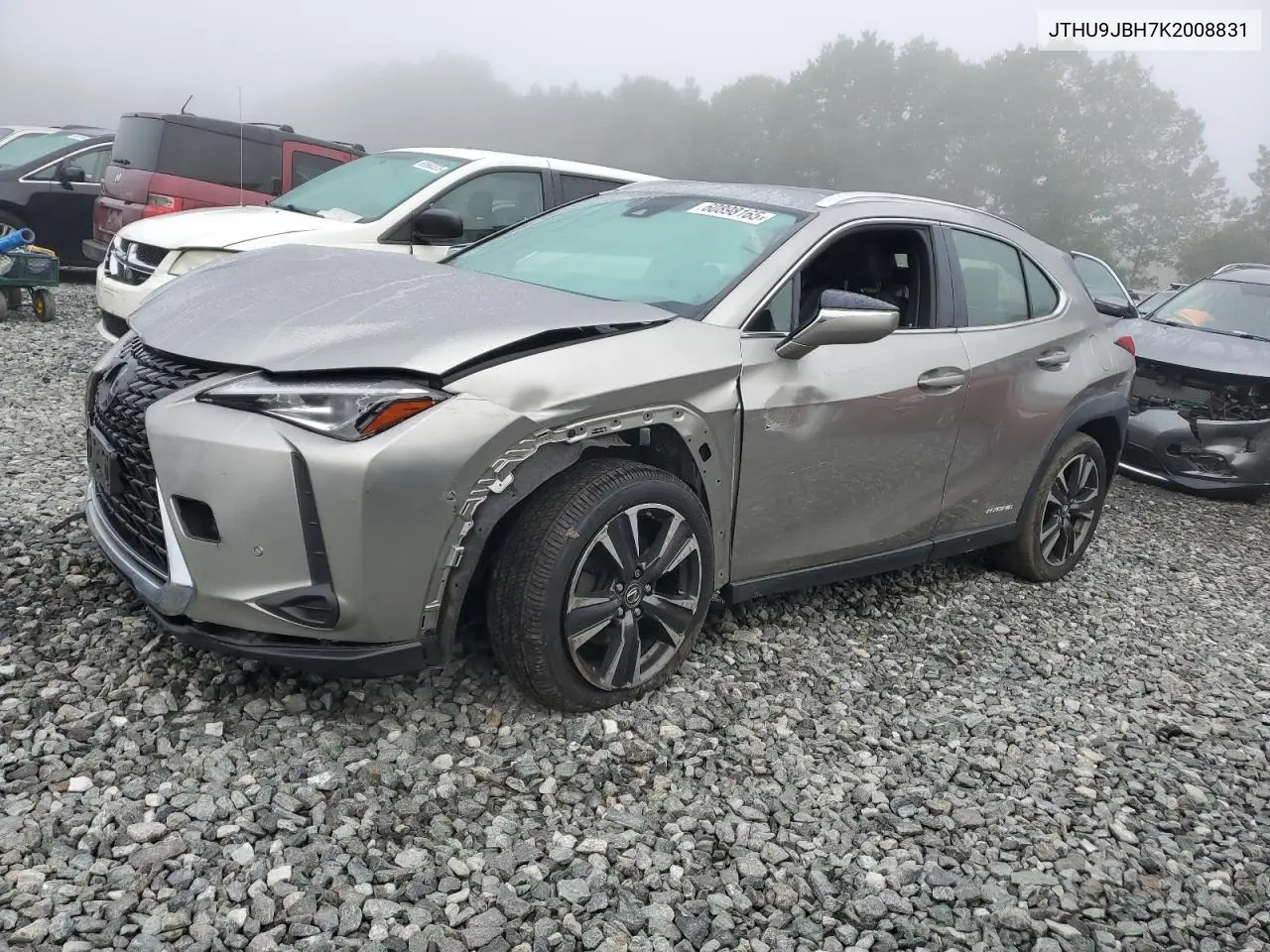 2019 Lexus Ux 250H VIN: JTHU9JBH7K2008831 Lot: 60898165