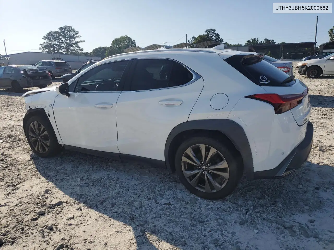 2019 Lexus Ux 200 VIN: JTHY3JBH5K2000682 Lot: 60909835