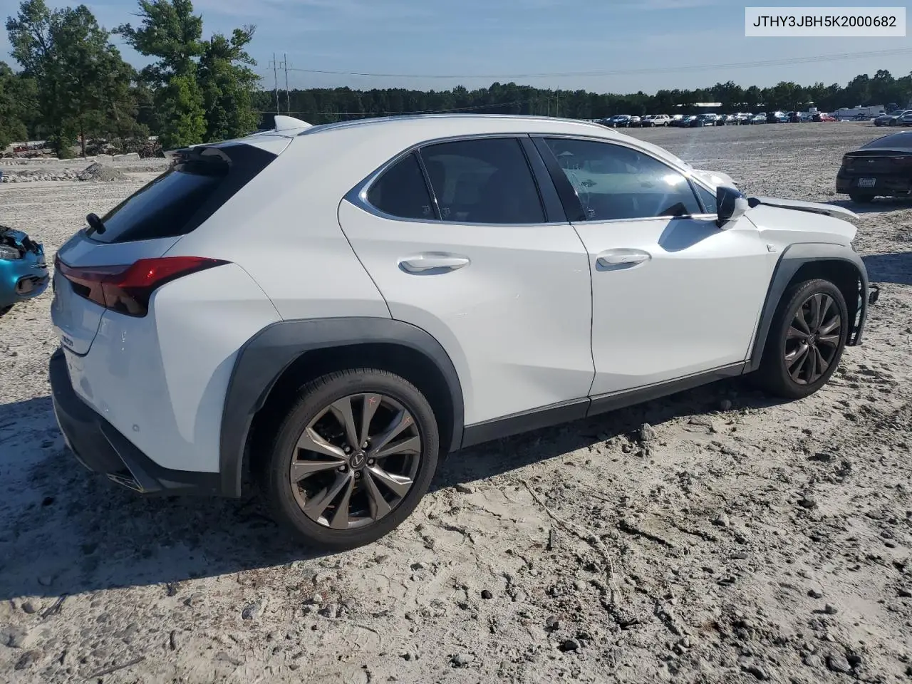 2019 Lexus Ux 200 VIN: JTHY3JBH5K2000682 Lot: 60909835