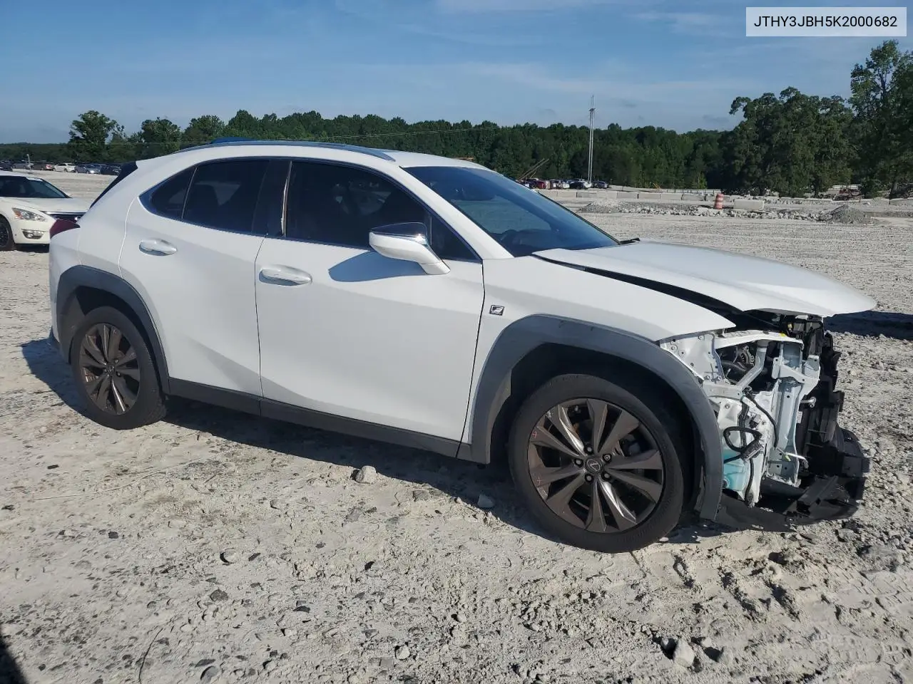 2019 Lexus Ux 200 VIN: JTHY3JBH5K2000682 Lot: 60909835