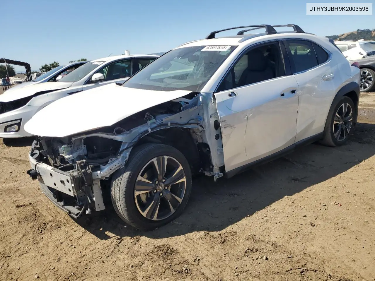 2019 Lexus Ux 200 VIN: JTHY3JBH9K2003598 Lot: 62897855