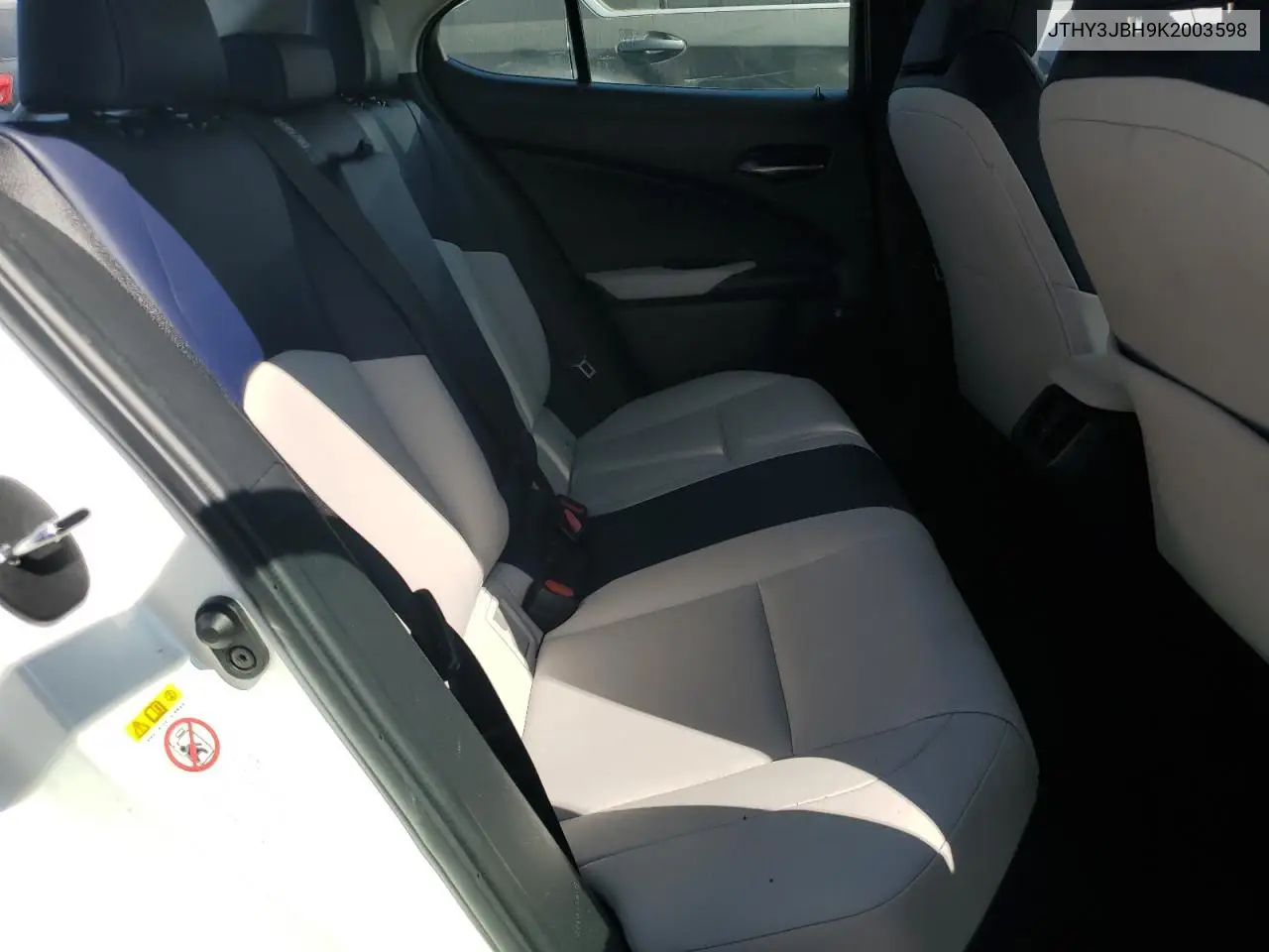 2019 Lexus Ux 200 VIN: JTHY3JBH9K2003598 Lot: 62897855