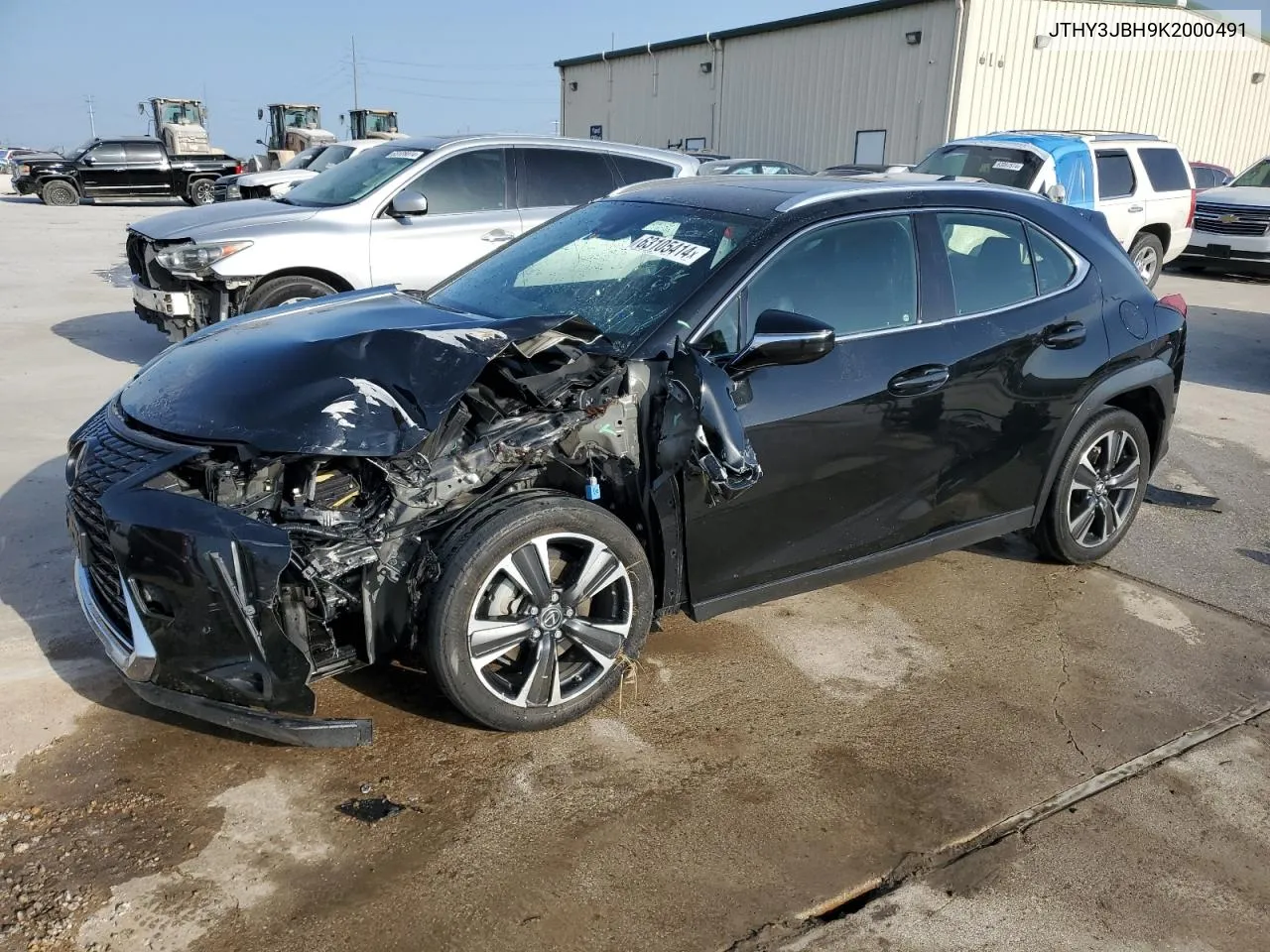 2019 Lexus Ux 200 VIN: JTHY3JBH9K2000491 Lot: 63105414