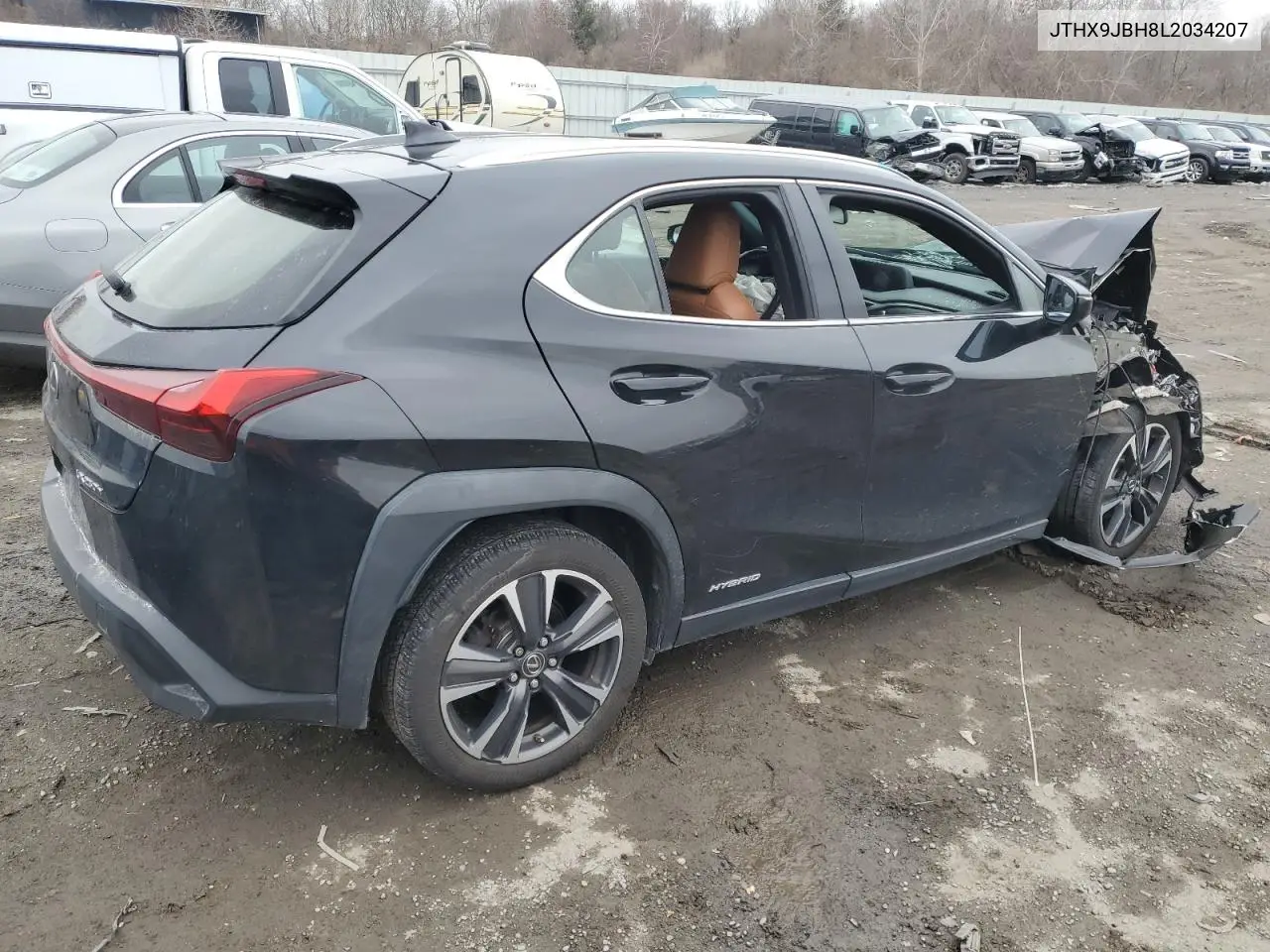 2020 Lexus Ux 250H VIN: JTHX9JBH8L2034207 Lot: 46160515