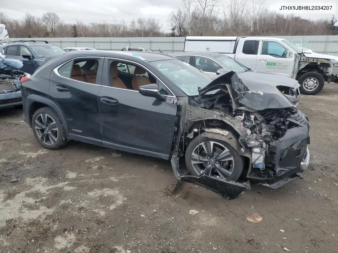 2020 Lexus Ux 250H VIN: JTHX9JBH8L2034207 Lot: 46160515