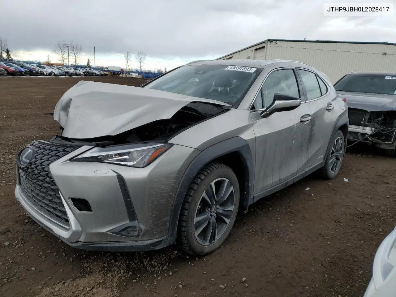 2020 Lexus Ux 250H VIN: JTHP9JBH0L2028417 Lot: 49691395