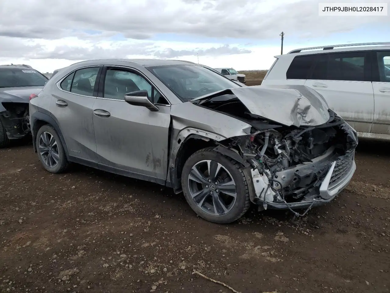 2020 Lexus Ux 250H VIN: JTHP9JBH0L2028417 Lot: 49691395
