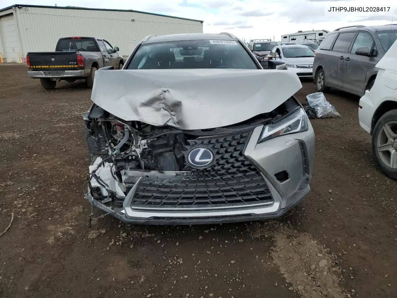 2020 Lexus Ux 250H VIN: JTHP9JBH0L2028417 Lot: 49691395