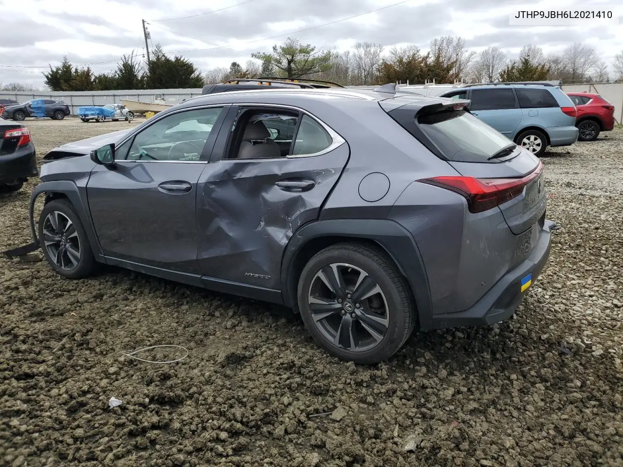 2020 Lexus Ux 250H VIN: JTHP9JBH6L2021410 Lot: 51418875