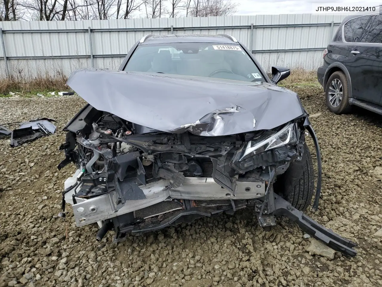 2020 Lexus Ux 250H VIN: JTHP9JBH6L2021410 Lot: 51418875