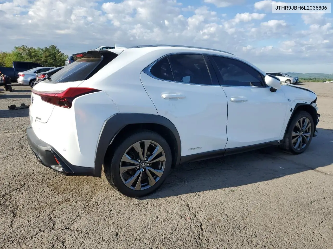 2020 Lexus Ux 250H VIN: JTHR9JBH6L2036806 Lot: 55827085