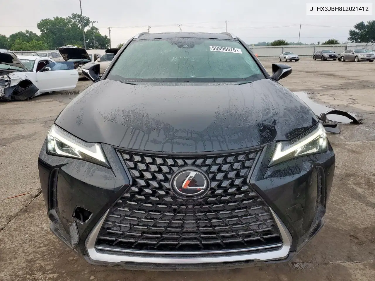 2020 Lexus Ux 200 VIN: JTHX3JBH8L2021412 Lot: 58896875