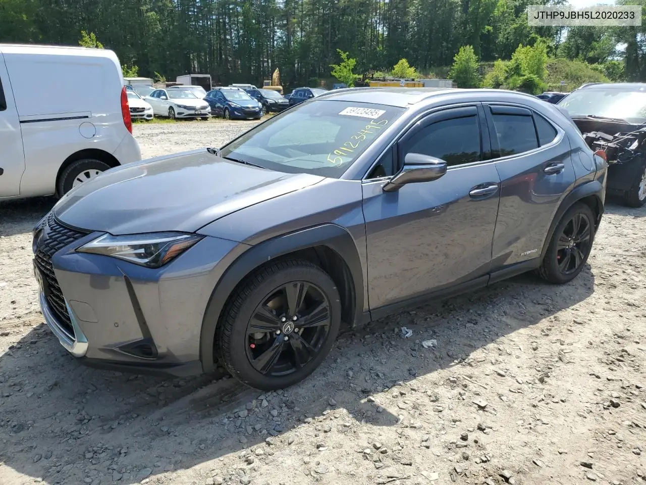 2020 Lexus Ux 250H VIN: JTHP9JBH5L2020233 Lot: 59123495
