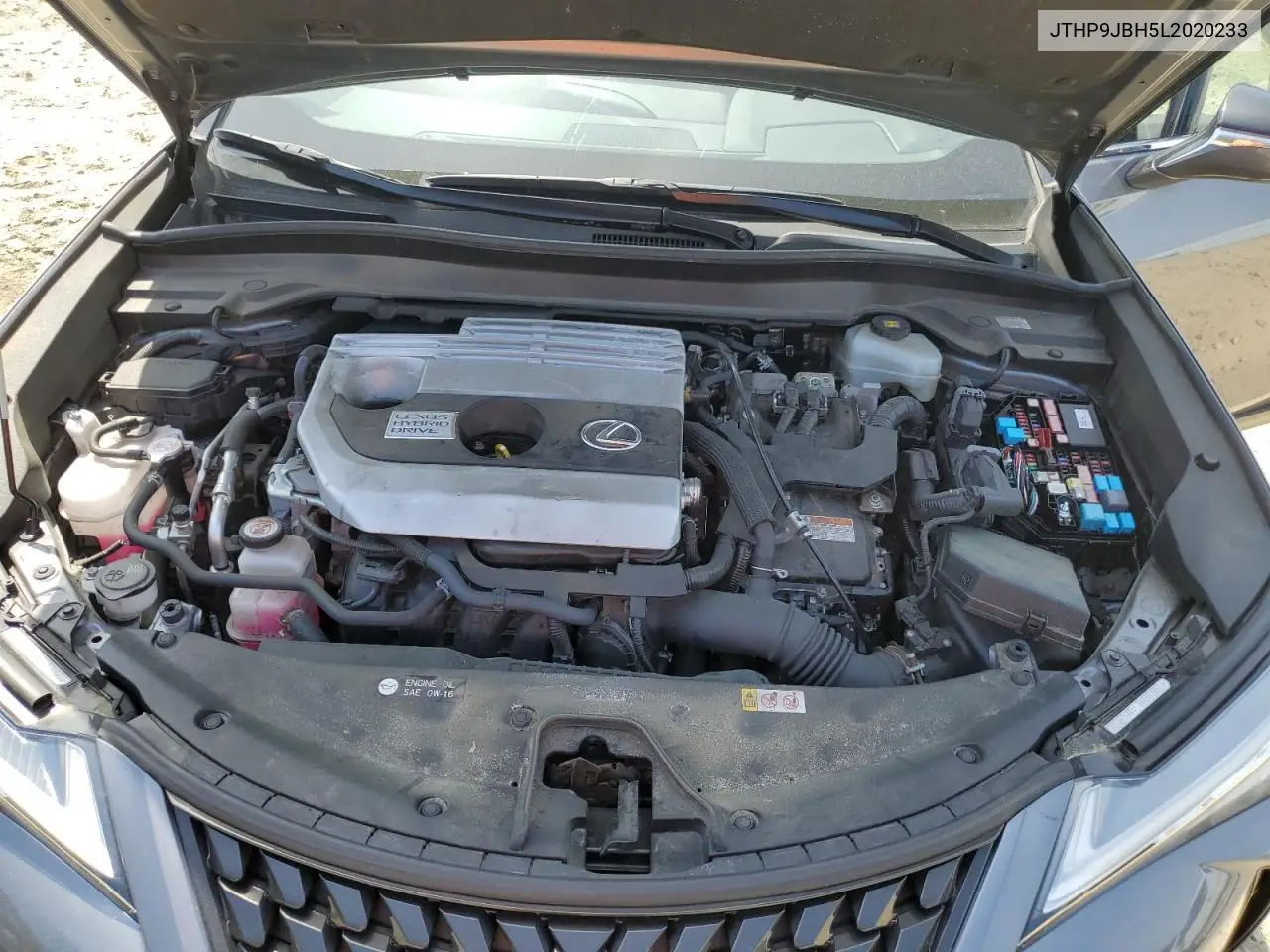 2020 Lexus Ux 250H VIN: JTHP9JBH5L2020233 Lot: 59123495