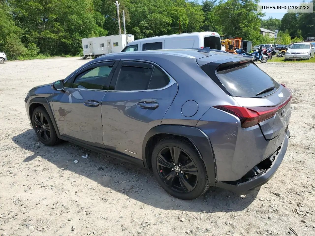 2020 Lexus Ux 250H VIN: JTHP9JBH5L2020233 Lot: 59123495