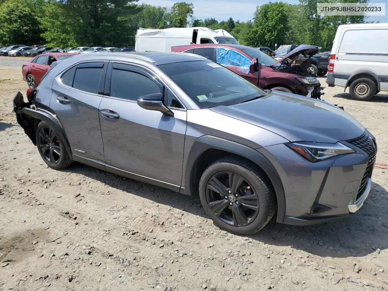 2020 Lexus Ux 250H VIN: JTHP9JBH5L2020233 Lot: 59123495