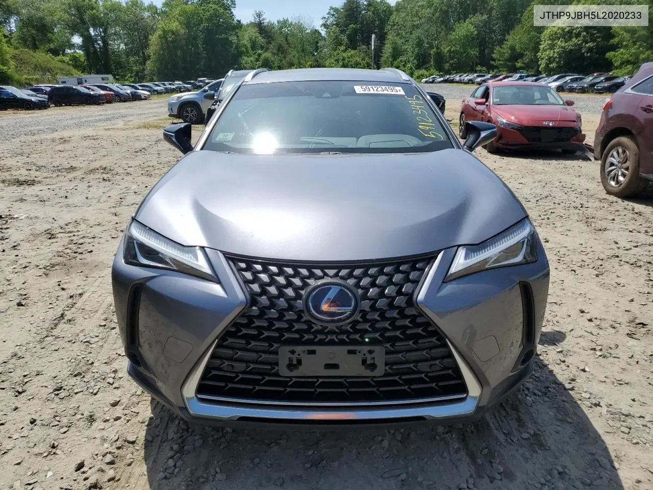 2020 Lexus Ux 250H VIN: JTHP9JBH5L2020233 Lot: 59123495