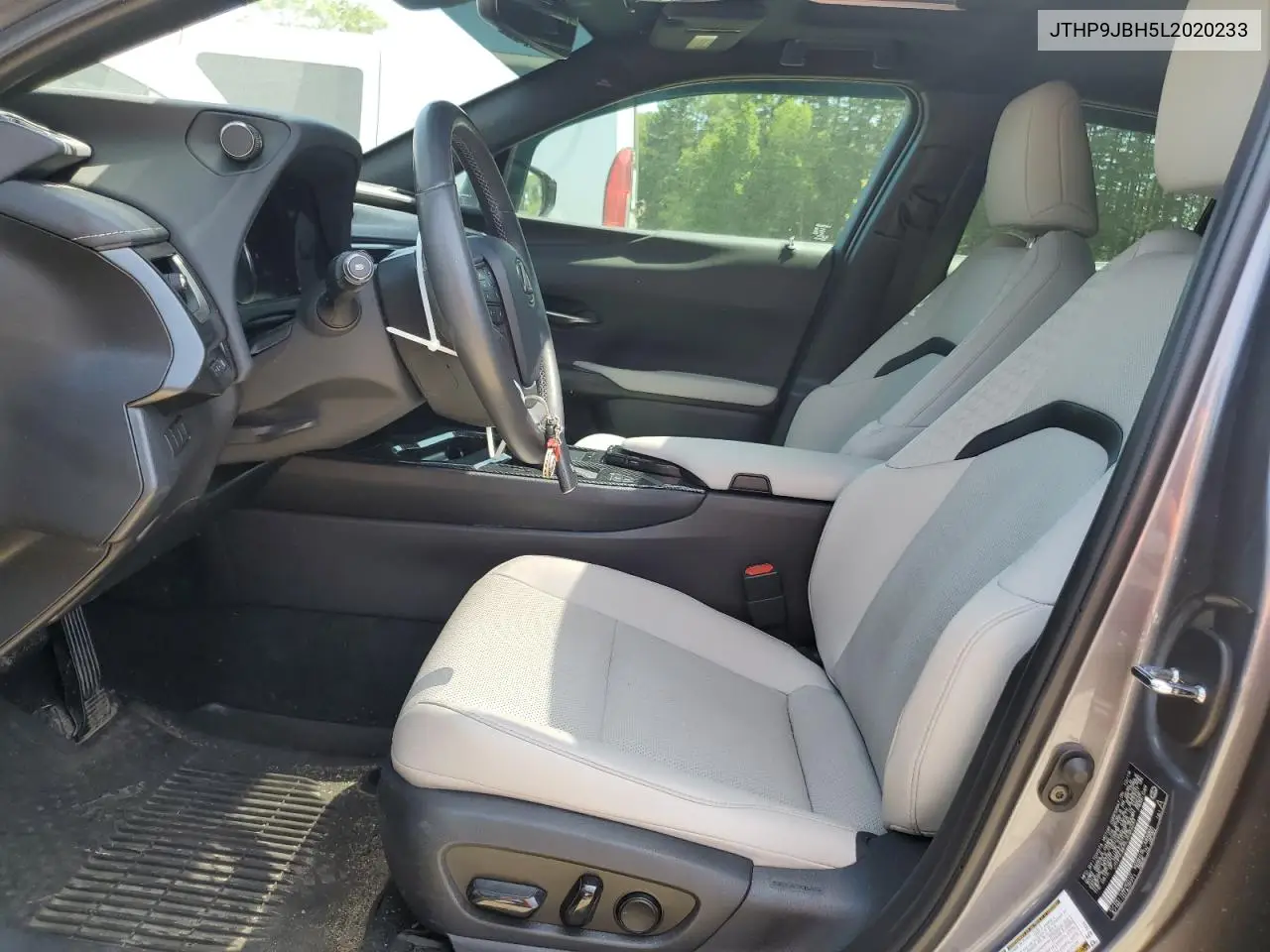 2020 Lexus Ux 250H VIN: JTHP9JBH5L2020233 Lot: 59123495
