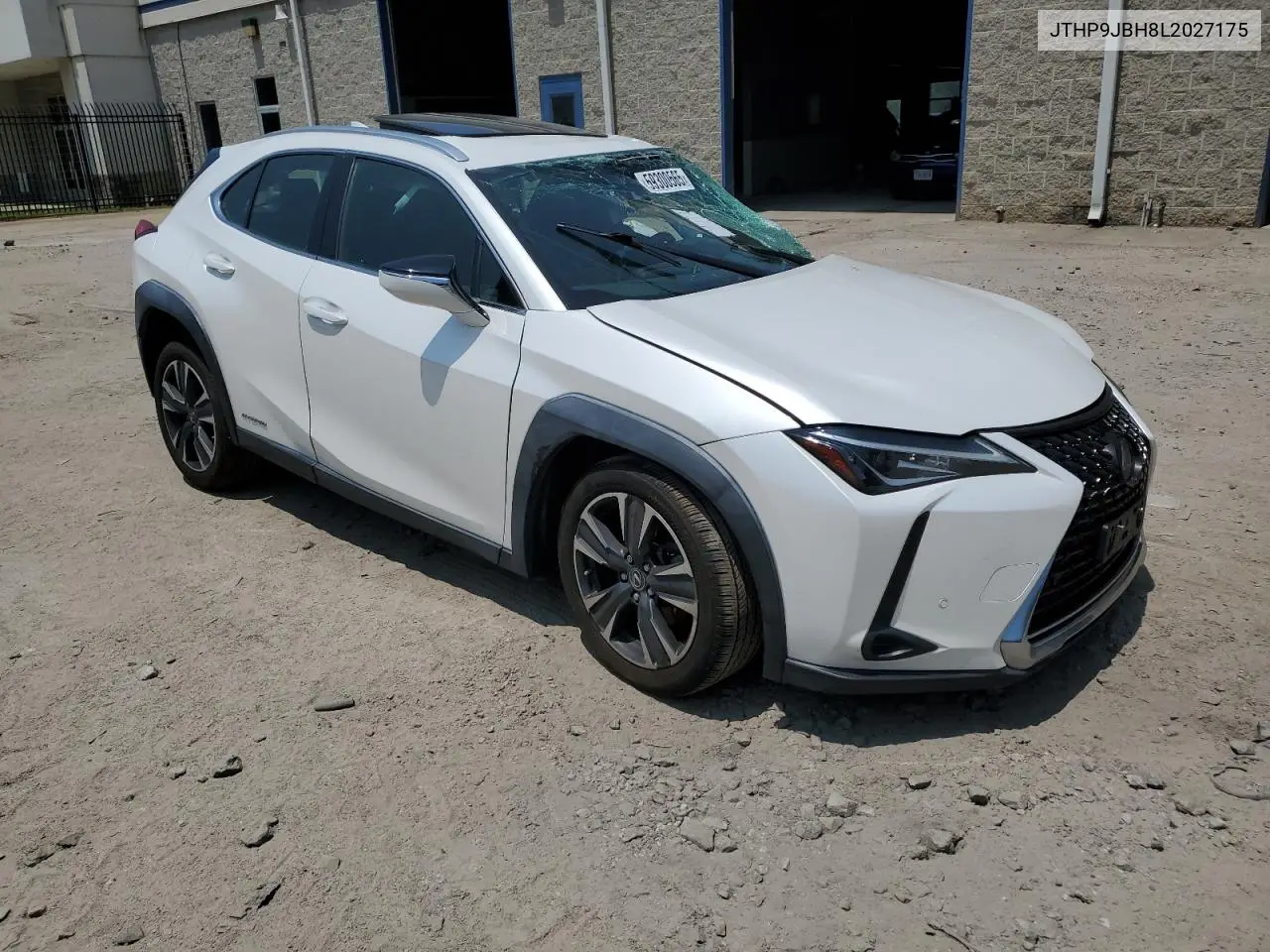 2020 Lexus Ux 250H VIN: JTHP9JBH8L2027175 Lot: 59300565