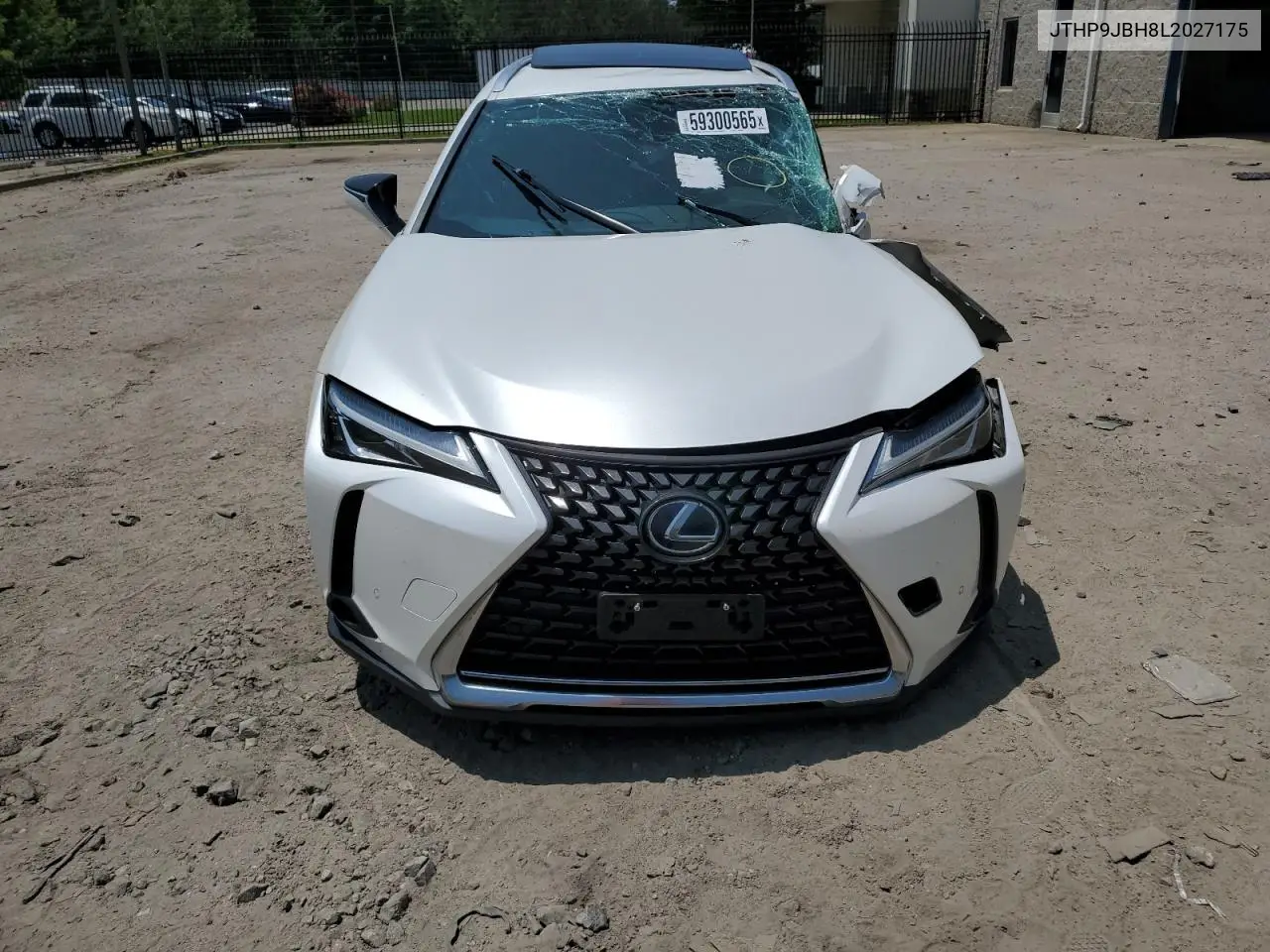 2020 Lexus Ux 250H VIN: JTHP9JBH8L2027175 Lot: 59300565