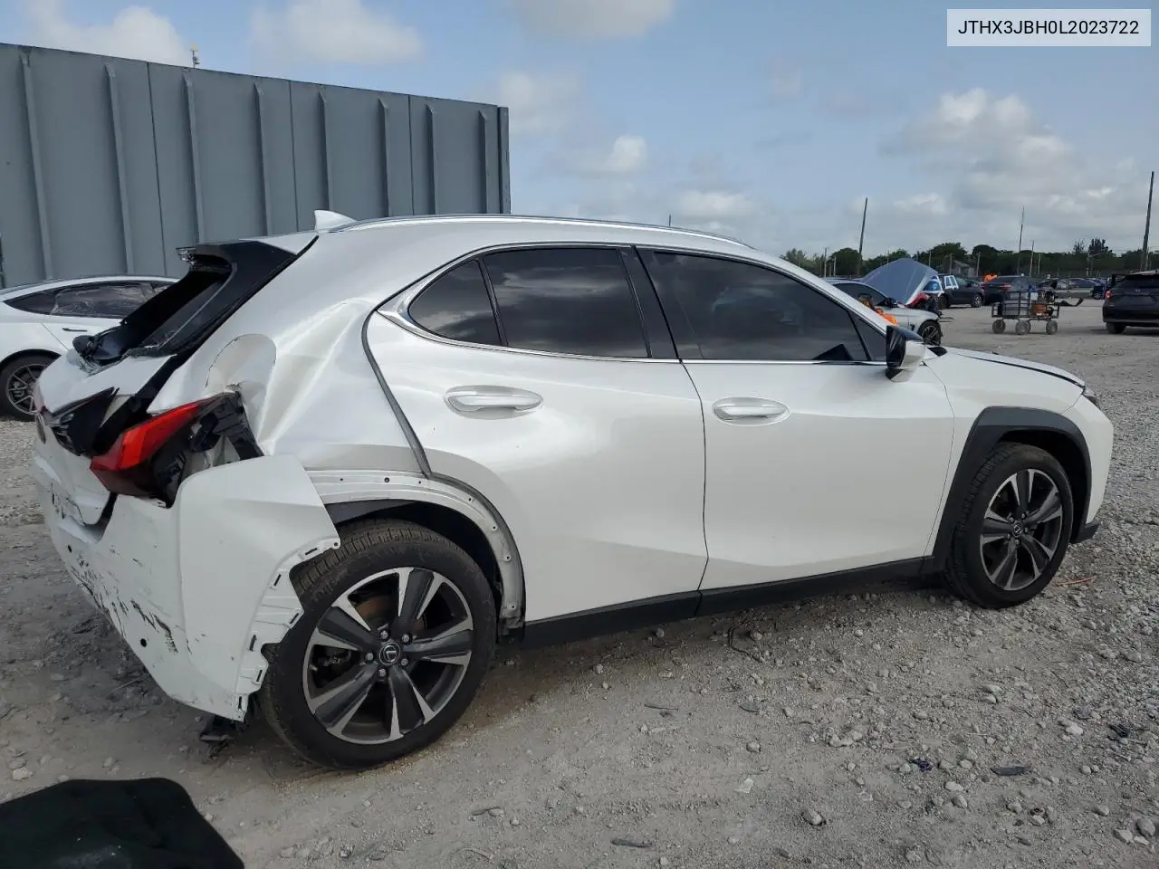 2020 Lexus Ux 200 VIN: JTHX3JBH0L2023722 Lot: 59755585