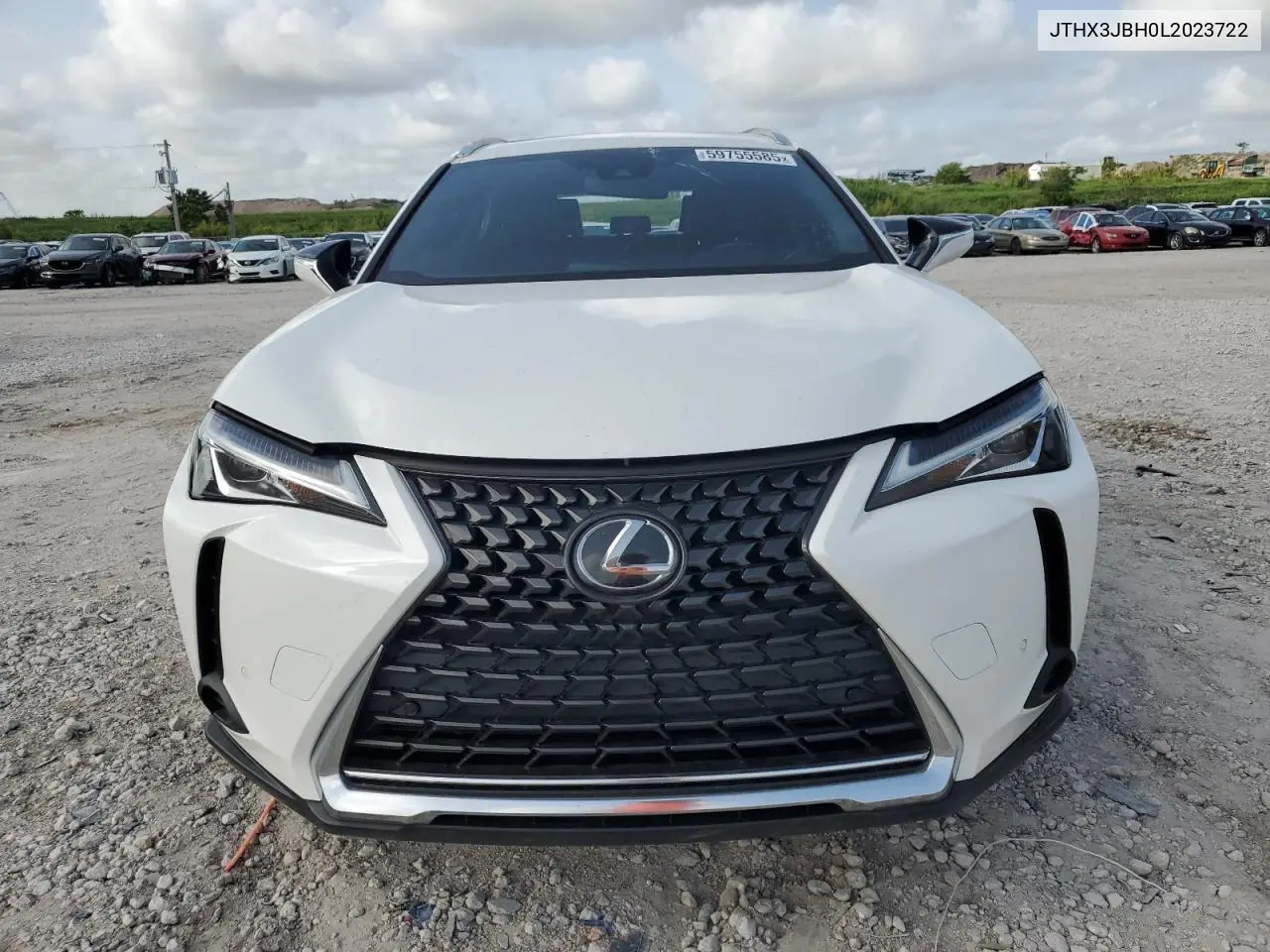2020 Lexus Ux 200 VIN: JTHX3JBH0L2023722 Lot: 59755585