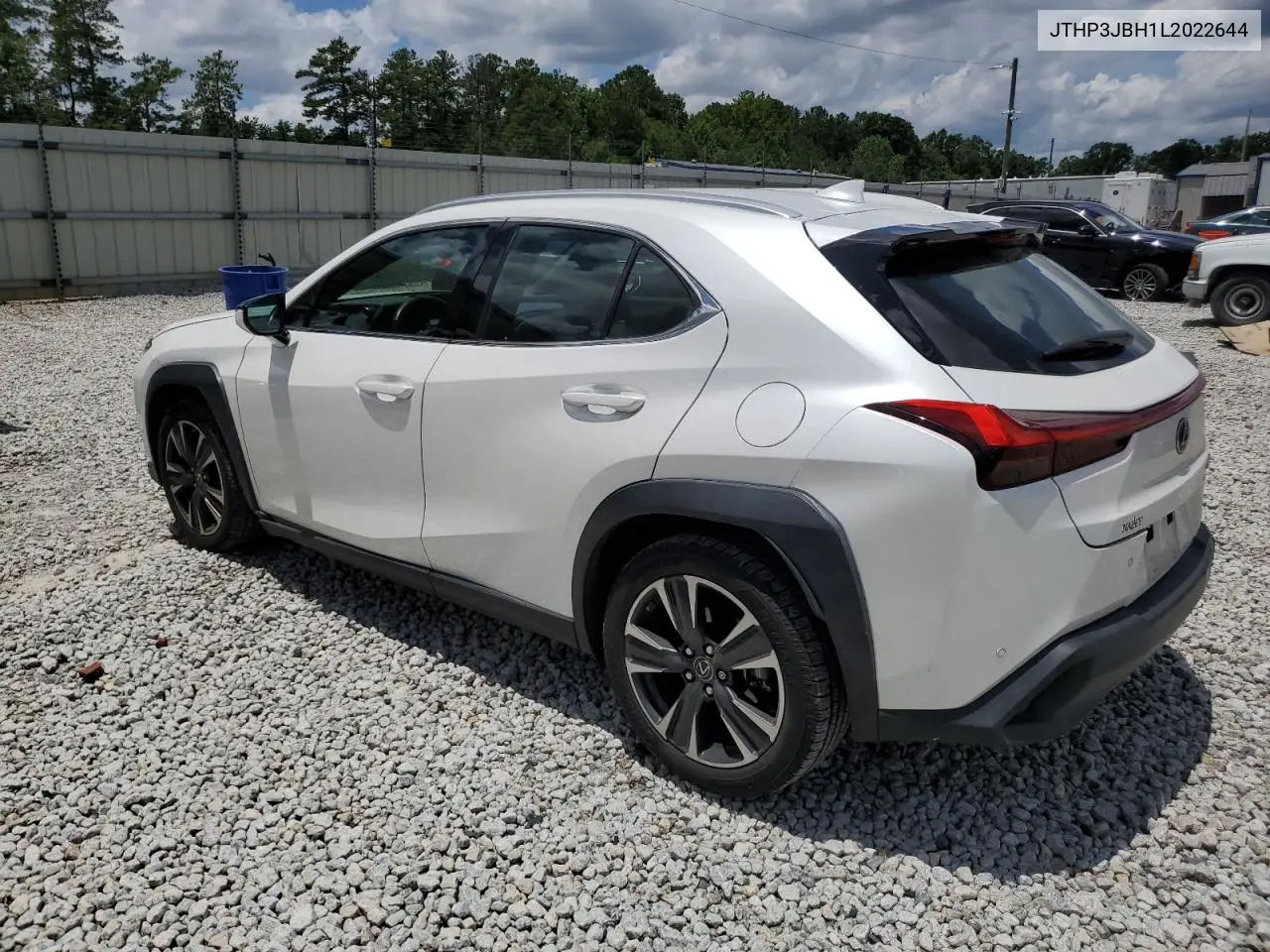 2020 Lexus Ux 200 VIN: JTHP3JBH1L2022644 Lot: 61127245