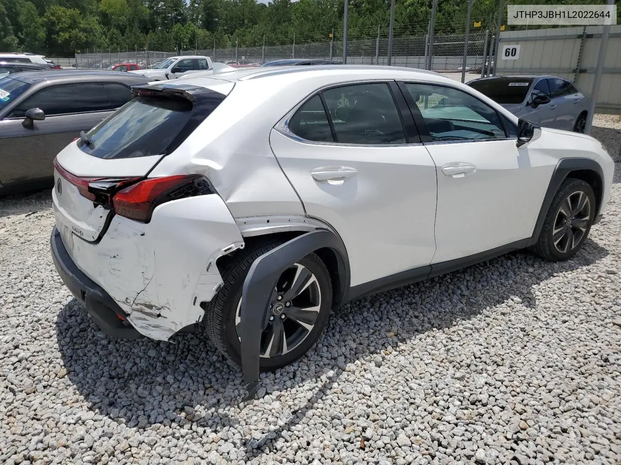 2020 Lexus Ux 200 VIN: JTHP3JBH1L2022644 Lot: 61127245