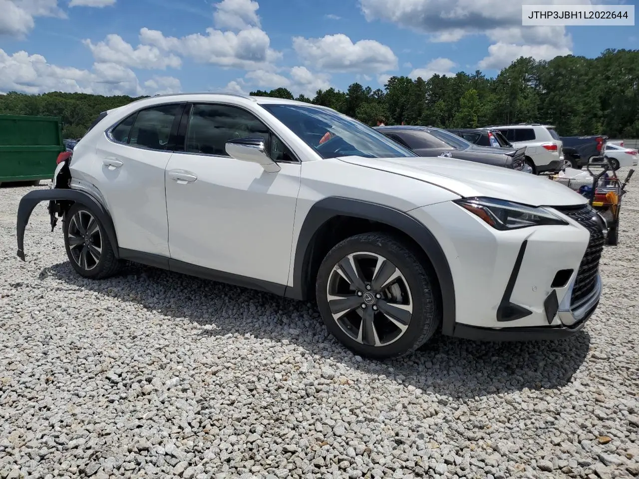 2020 Lexus Ux 200 VIN: JTHP3JBH1L2022644 Lot: 61127245