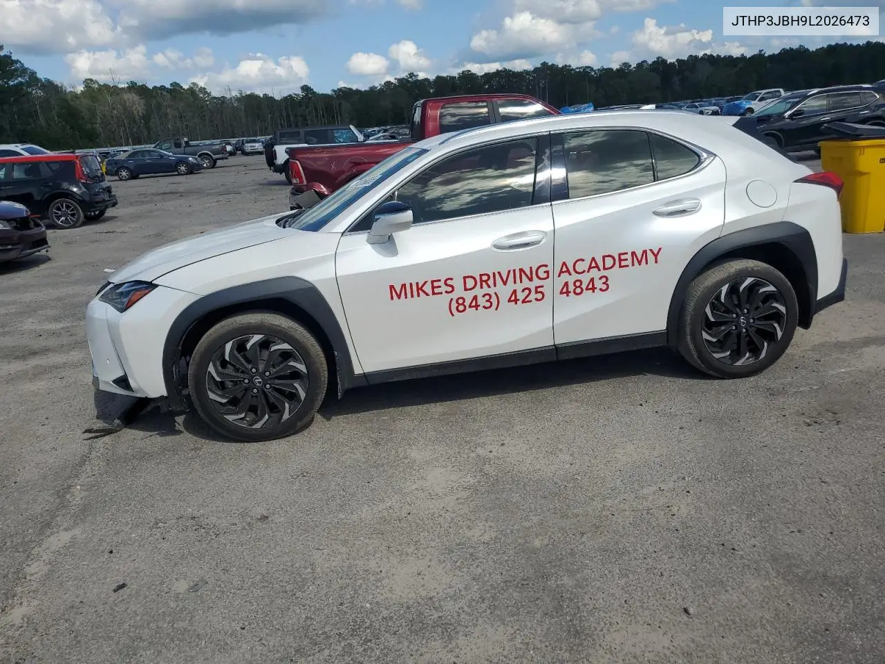 2020 Lexus Ux 200 VIN: JTHP3JBH9L2026473 Lot: 61216655