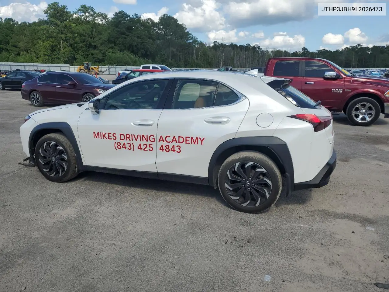 2020 Lexus Ux 200 VIN: JTHP3JBH9L2026473 Lot: 61216655